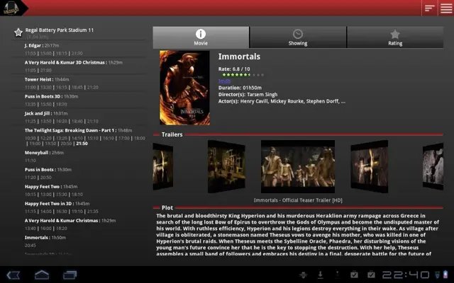 CineShowTime Cinema android App screenshot 1